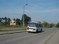 Новий автобус в Славуті. Відразу після мосту через Горинь на 5-му.